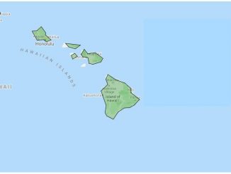Area Code Map of Hawaii