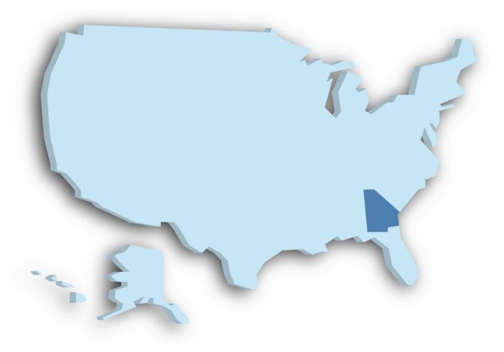 Georgia Location Map