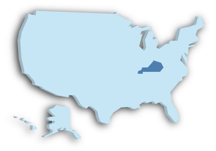 Kentucky Location Map