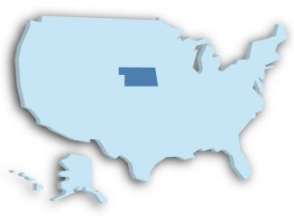 Nebraska Location Map