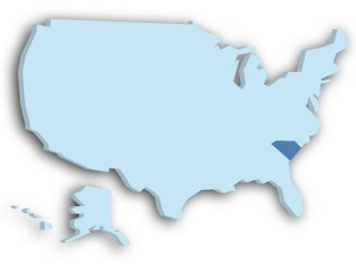 South Carolina Location Map