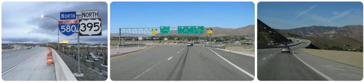 Interstate 580 in Nevada