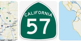 State Route 57 in California